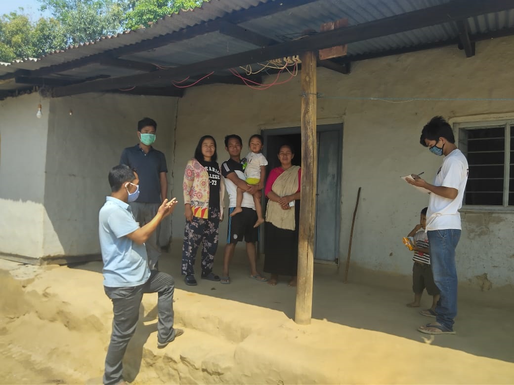  Bethel legal aid clinic giving awareness about Covid 19 to the villager of Bethel village